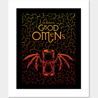 Good omens t-shirt Posters and Art